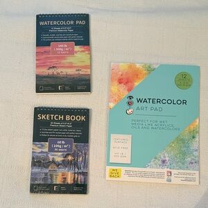 Watercolor and Sketch Book Set